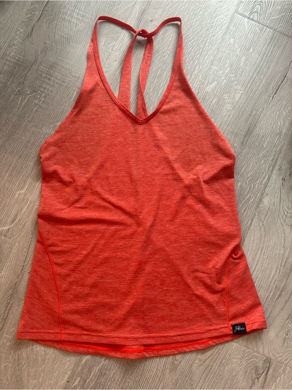 New Balance by J. Crew Orange low back activewear tank